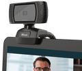 Trust Trino HD Video Webcam product in gebruik