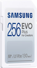 Samsung SDXC EVO Plus 256GB 120MB/s left side
