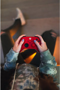 Microsoft Xbox Series X and S Wireless Controller Red product in use