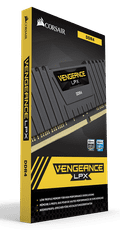 Corsair VENGEANCE® LPX 32GB (2x16GB) DDR4 DRAM 2666MHz C16 packaging