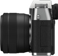 Fujifilm X-T30 II Body Silver + 15-45mm f/3.5-5.6 left side
