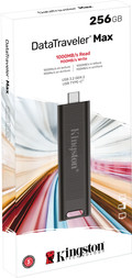 Kingston DataTraveler Max 256GB product in use