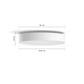 Philips Hue Enrave M plafondlamp White Ambiance Wit + dimmer null