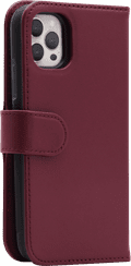 BlueBuilt Apple iPhone 12 Pro Max 2-in-1 Case Leer Rood rechterkant