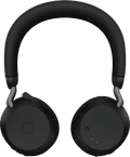 Jabra Evolve2 75 USB C Draadloze Office Headset met oplaadstandaard Zwart null
