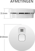 ELRO Blue Line CBFS36 Rookmelder 5-pack (5 jaar) detail