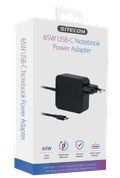 Sitecom 65W Universal Laptop Charger USB-C packaging