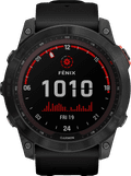 Garmin Fenix 7X Solar Black 51mm front