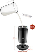 Philips Milk Twister CA6500/63 Melkopschuimer Zwart null