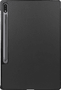 Just In Case Smart Tri-Fold Samsung Galaxy Tab S8 / S7 Book Case Black back