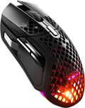 SteelSeries Aerox 5 Draadloze Gaming Muis Zwart linkerkant