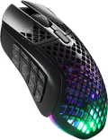 SteelSeries Aerox 9 Draadloze Gaming Muis Zwart linkerkant