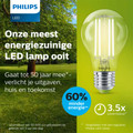 Philips LED Filament lamp - 4W - E27 - warm wit licht 2-pack visual leverancier