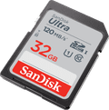 SanDisk SDHC Ultra 32GB 120MB/s front