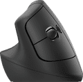 Logitech Lift Souris Ergonomique Verticale Gauchers Noir côté gauche