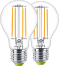 Philips LED Filament Light - 2.3W - E27 - Warm White Light 2-pack Main Image
