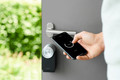 Nuki Power Pack product in gebruik