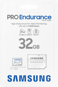 Samsung microSDHC PRO Endurance 32GB 30MB/s packaging