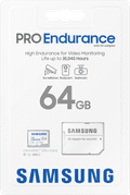 Samsung MicroSDXC PRO Endurance 64GB 30MB/s verpakking