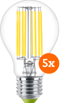 Philips LED Filament Light - 4W - E27 - Warm White Light 5-pack Main Image