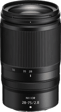 Nikon Nikkor Z 28-75mm f/2.8 top