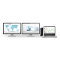 ACT USB-C Dual Monitor Docking Station product in gebruik