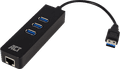 ACT USB Hub 3.2 met 3 USB-A poorten en ethernet Main Image