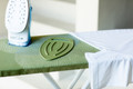 Brabantia Silicone Mat for Steam Iron Calm Green product in use
