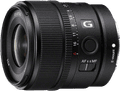 Sony E 15 mm F1.4 G rechterkant