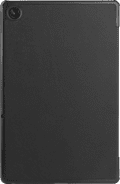 Just in Case Smart Tri-fold Lenovo Tab M10 Plus (3e generatie) Book Case Zwart achterkant