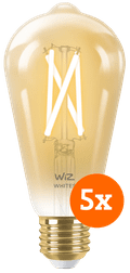 WiZ Smart Filament lamp Edison 5-pack - Warm tot Koelwit Licht - E27 Main Image
