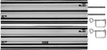 Einhell Aluminium Geleiderail - 2x1000 mm Main Image