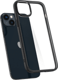 Spigen Ultra Hybrid Apple iPhone 14 Plus Back Cover Transparant/Zwart detail