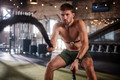 Garmin HRM-Pro Plus Hartslagmeter Borstband Zwart product in gebruik