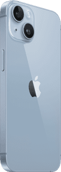 Refurbished iPhone 14 256GB Blauw (Licht gebruikt) linkerkant