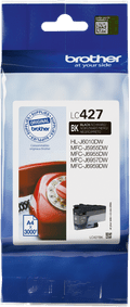 Brother LC-427 Cartridge Zwart Main Image