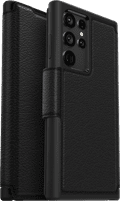 Otterbox Strada Samsung Galaxy S22 Ultra Book Case Leder Schwarz Verbundprodukt