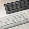 Logitech Signature K650 Comfort Wireless Keyboard Gray QWERTY product in use