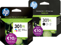 HP 301XL Cartridge Combo pack Main Image