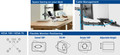 ACT AC8305 Monitorarm 1 Scherm met Laptoparm visual leverancier