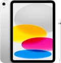 Apple iPad (2022) 10.9 inch 64GB Wifi Zilver + Apple Pencil 1 (2022) Main Image