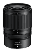 Nikon Nikkor Z 17-28mm f/2.8 top