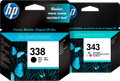HP 338/343 Cartridge Combo Pack Main Image