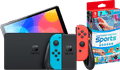 Nintendo Switch OLED Blauw/Rood + Nintendo Switch Sports Main Image