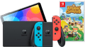 Nintendo Switch OLED Blauw/Rood + Animal Crossing New Horizons Main Image