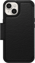 Otterbox Strada Apple iPhone 14 Book Case Cuir Noir arrière