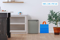 Brabantia Bo Touch Bin 2 x 30 Litres Mineral Concrete Grey visuel Coolblue 1