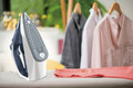 Tefal Express Steam FV2837 Steam Iron product in use