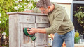 Bosch Universal Sander 18V-10 (zonder accu) product in gebruik