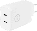 BlueBuilt Chargeur Power Delivery avec 2 Ports USB-C 45 W Blanc Main Image